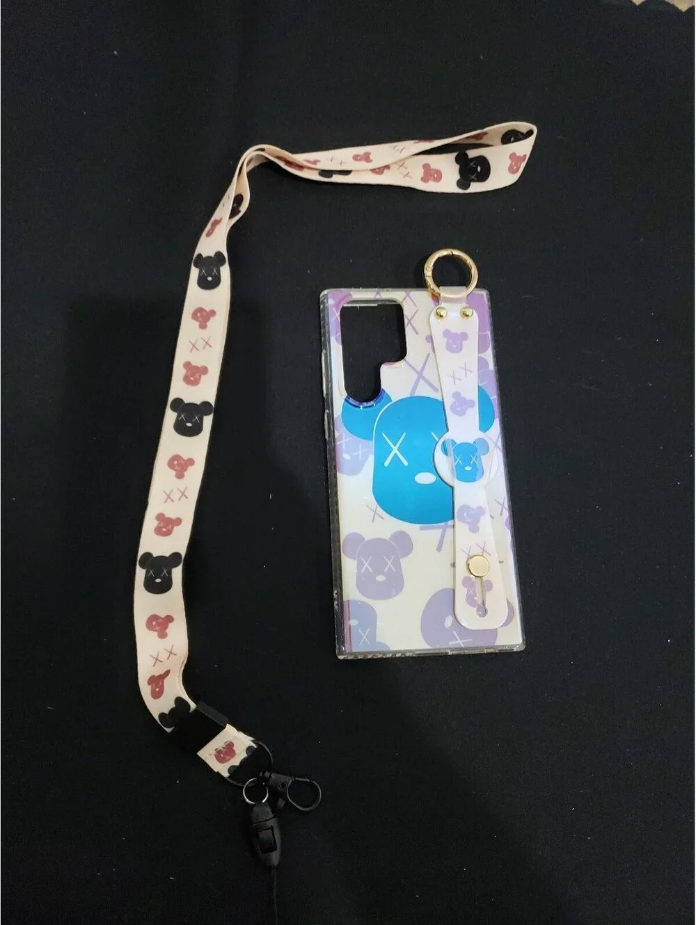 KAWS Cell Phone Case Cover & Lanyard New